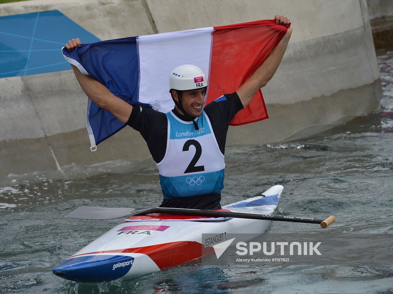 Olympics 2012 Rowing Slalom. Canoe. Men's Singles