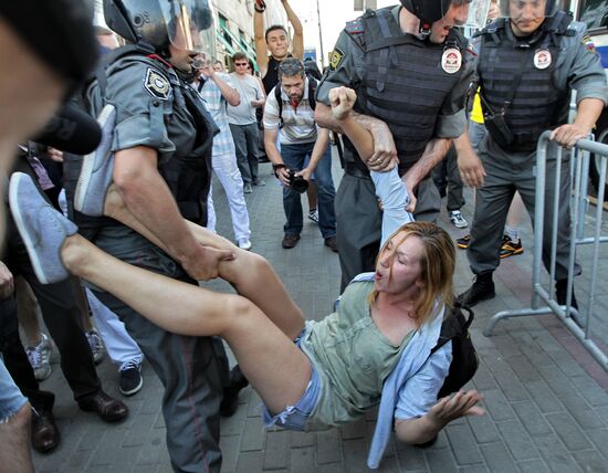 Strategy-31 rally in Moscow