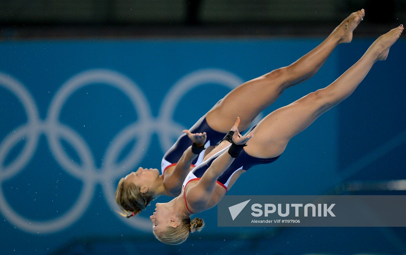 2012 Olympics. Women’s Synchronized 10m Platform Diving