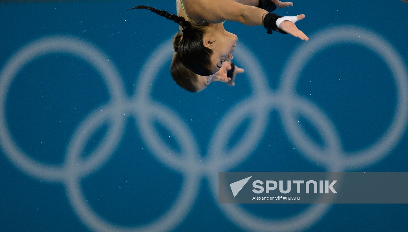 2012 Olympics. Women’s Synchronized 10m Platform Diving