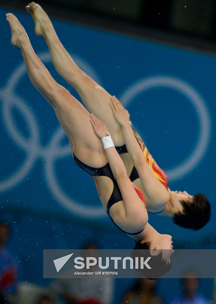 2012 Olympics. Women’s Synchronized 10m Platform Diving