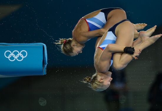 2012 Olympics. Women’s Synchronized 10m Platform Diving