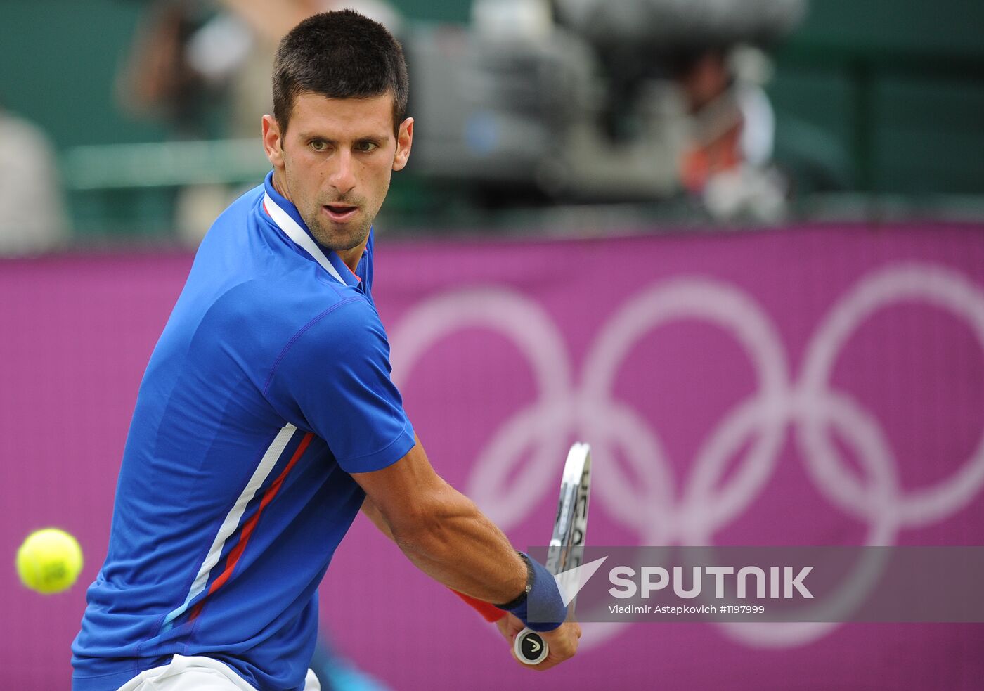 2012 Olympics. Tennis. Day Four