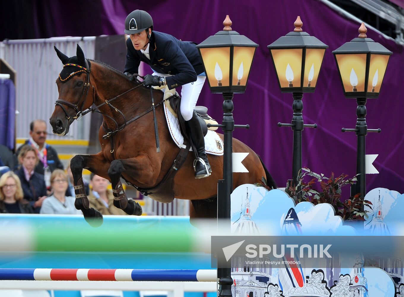 2012 Olympic Games. Equestrian. Team Eventing. Jumping