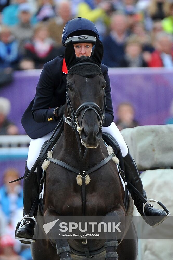 2012 Olympic Games. Equestrian. Team Eventing. Jumping