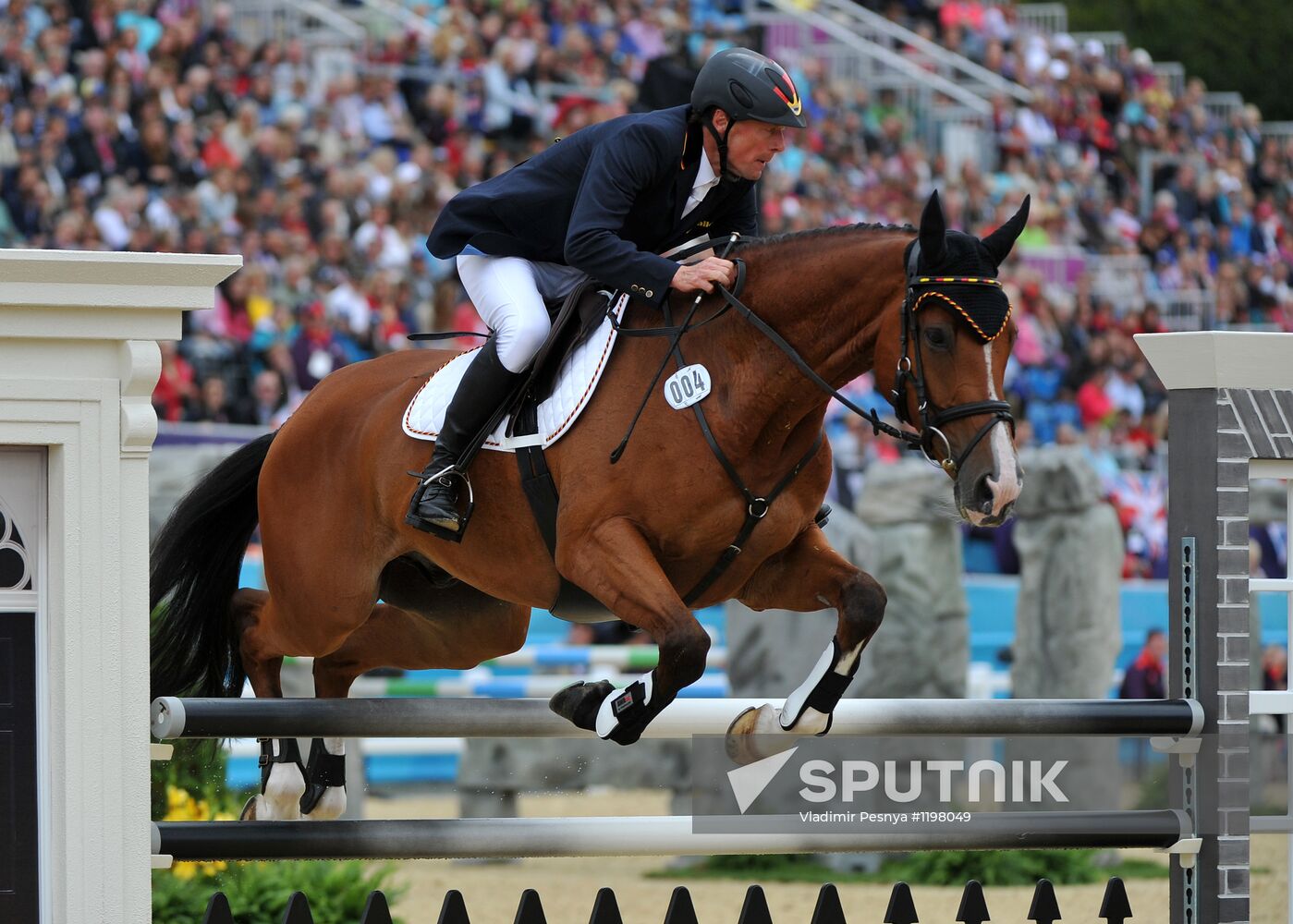 2012 Olympic Games. Equestrian. Team Eventing. Jumping