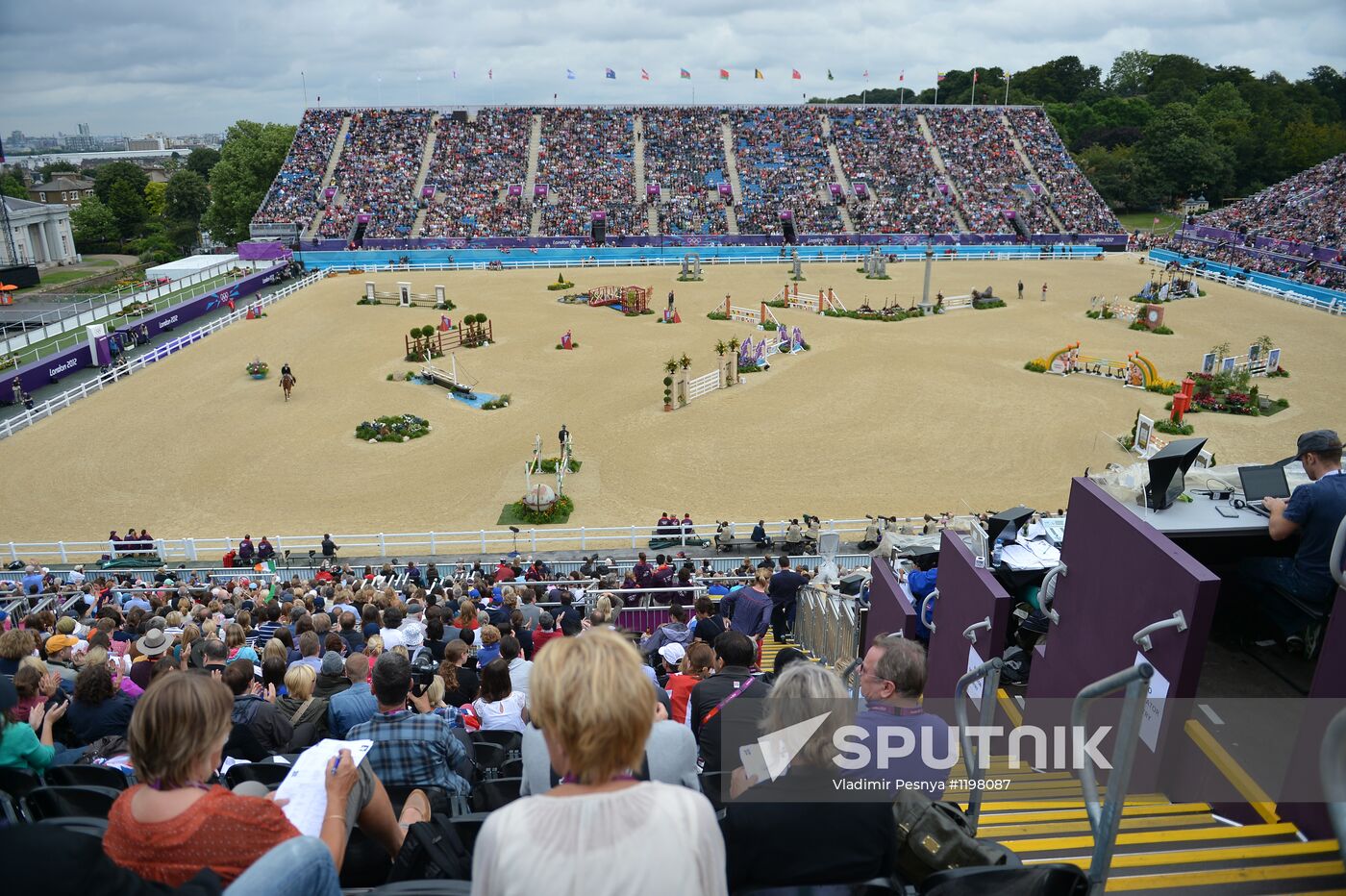 2012 Olympic Games. Equestrian. Team Eventing. Jumping