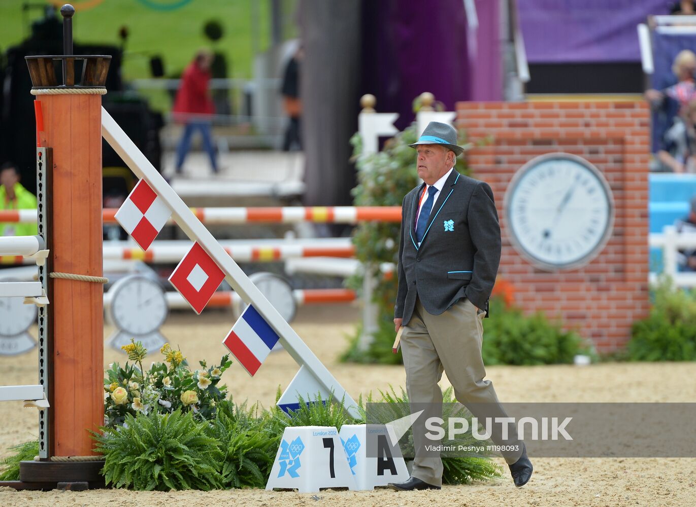 2012 Olympic Games. Equestrian. Individual Eventing. Jumping