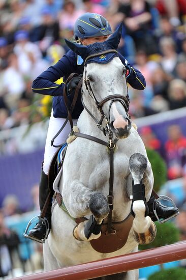 2012 Olympic Games. Equestrian. Team Eventing. Jumping