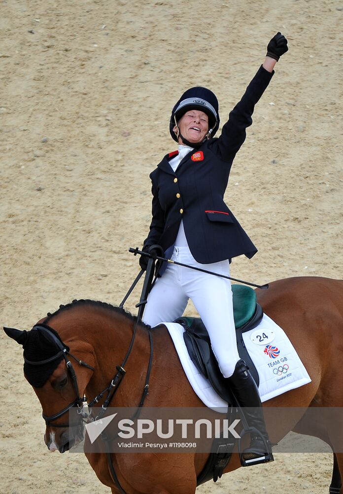 2012 Olympic Games. Equestrian. Team Eventing. Jumping