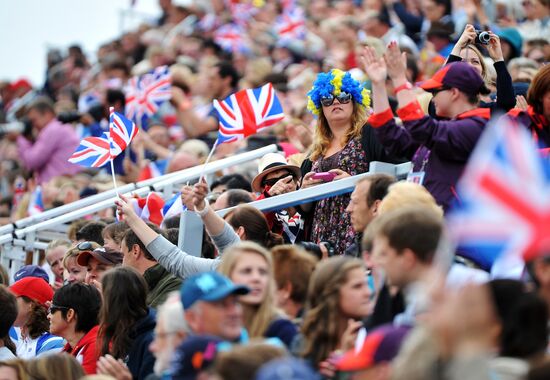 2012 Olympic Games. Equestrian. Team Eventing. Jumping