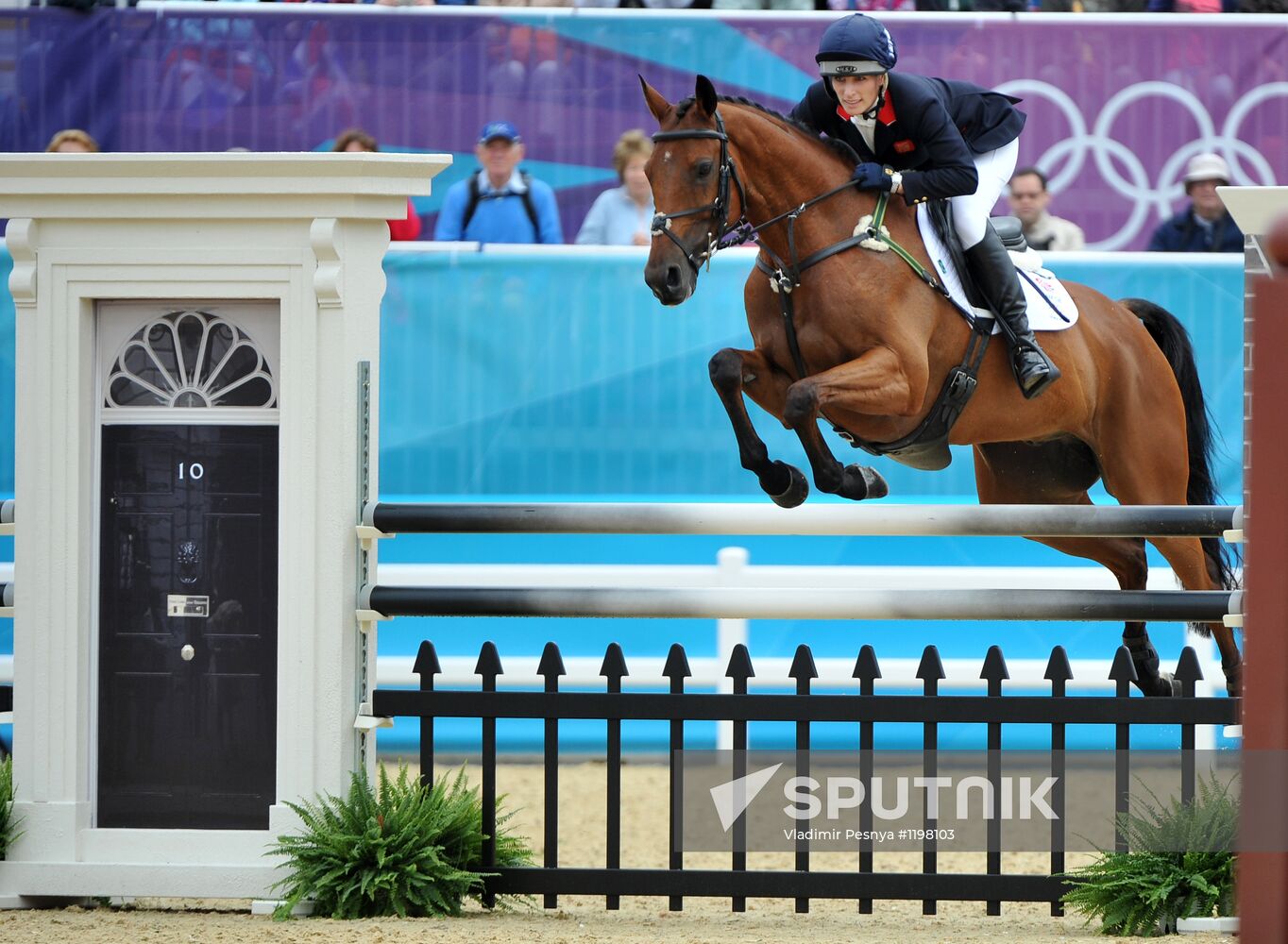 2012 Olympic Games. Equestrian. Team Eventing. Jumping