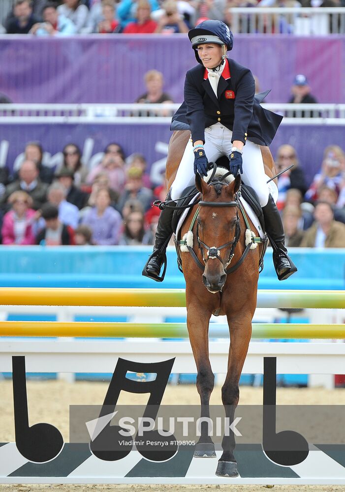 2012 Olympic Games. Equestrian. Team Eventing. Jumping