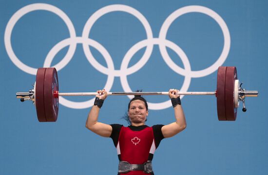 2012 Olympics. Weightlifting. Women's 63 kg