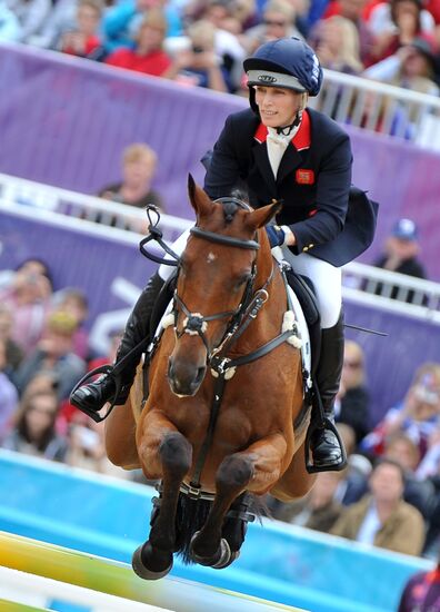 2012 Olympic Games. Equestrian. Team Eventing. Jumping