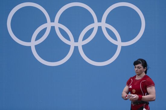2012 Olympics. Weightlifting. Women's 63 kg