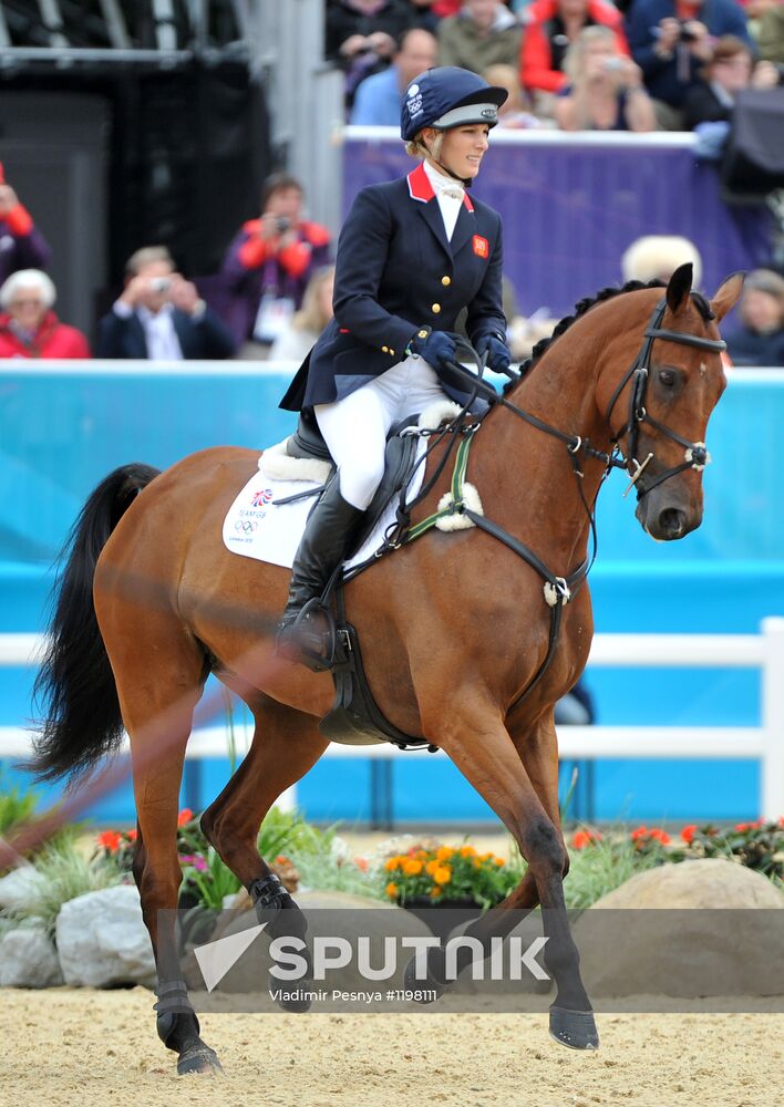 2012 Olympic Games. Equestrian. Team Eventing. Jumping