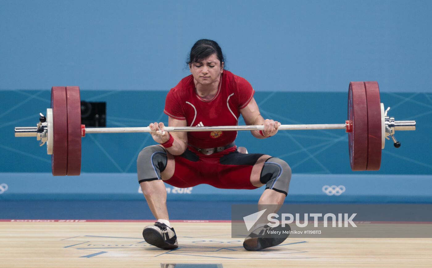 2012 Olympics. Weightlifting. Women's 63 kg