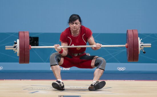2012 Olympics. Weightlifting. Women's 63 kg