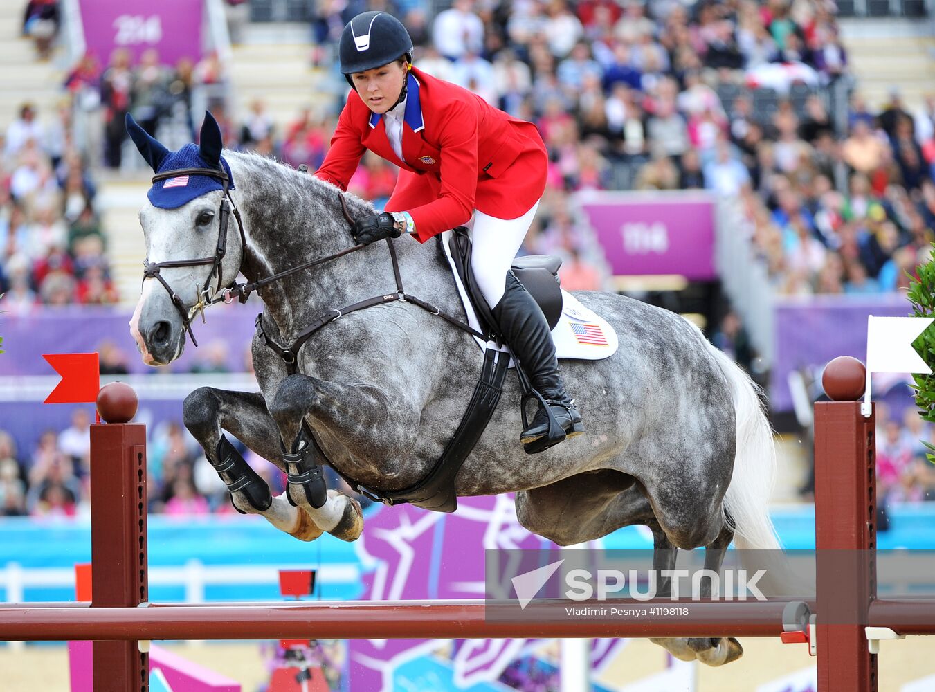 2012 Olympic Games. Equestrian. Team Eventing. Jumping