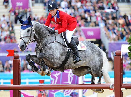 2012 Olympic Games. Equestrian. Team Eventing. Jumping