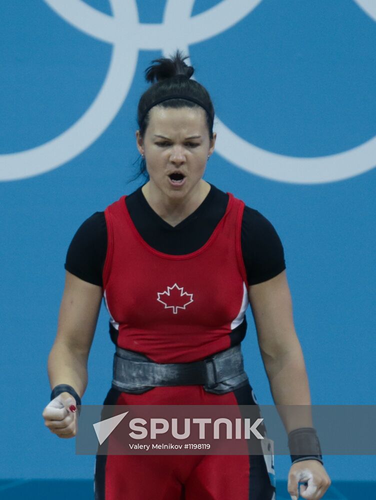 2012 Olympics. Weightlifting. Women's 63 kg
