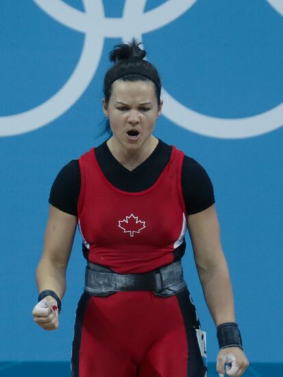 2012 Olympics. Weightlifting. Women's 63 kg