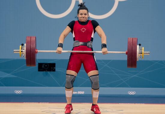 2012 Olympics. Weightlifting. Women's 63 kg