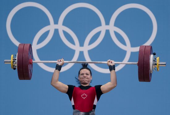 2012 Olympics. Weightlifting. Women's 63 kg