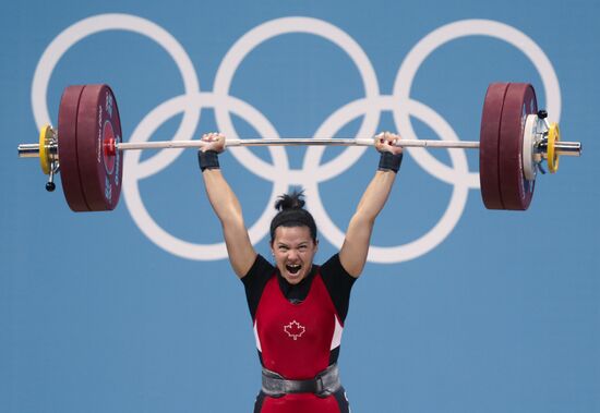 2012 Olympics. Weightlifting. Women's 63 kg