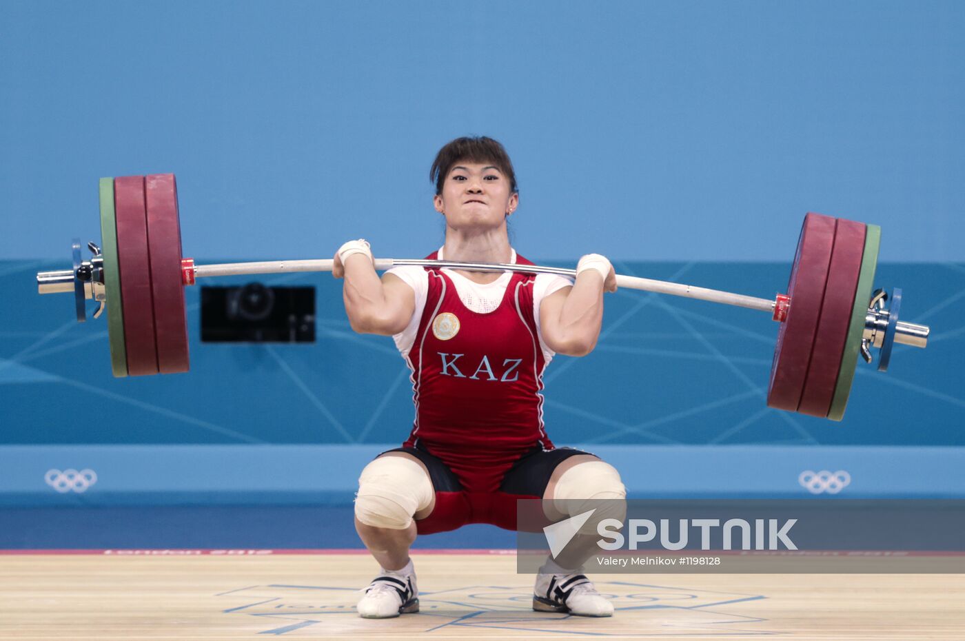 2012 Olympics. Weightlifting. Women's 63 kg