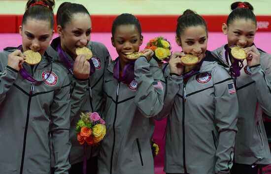 2012 Olympics. Women's Team Gymnastics Finals