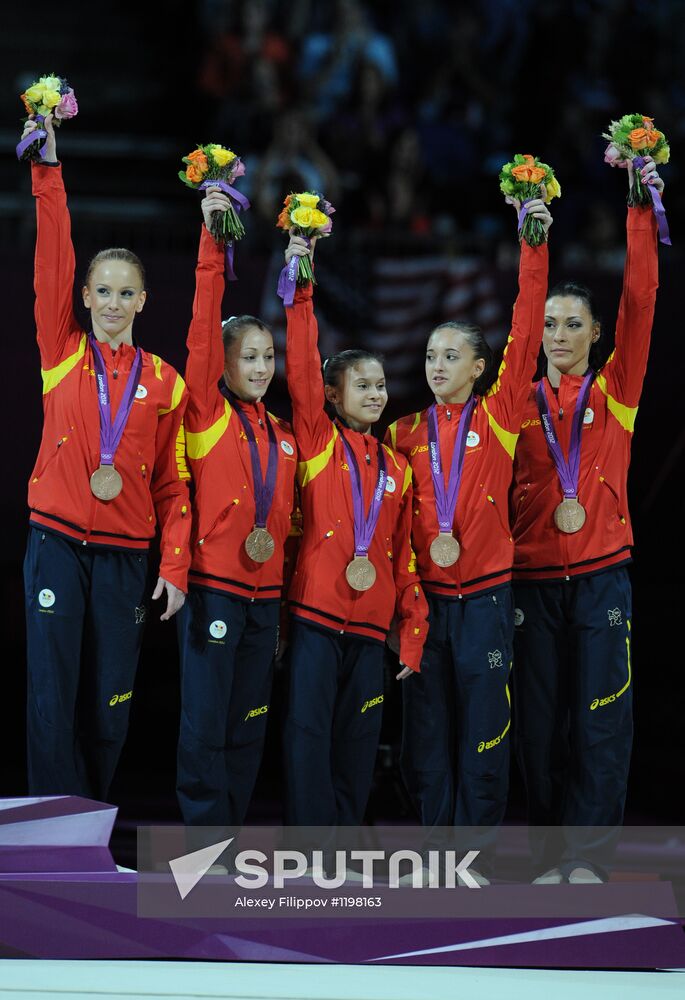Summer Olympics 2012. Women's Gymnastics. Team championship
