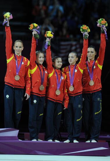 Summer Olympics 2012. Women's Gymnastics. Team championship