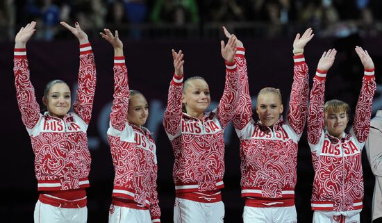 2012 Olympics. Artistic Gymnastics. Women's team event
