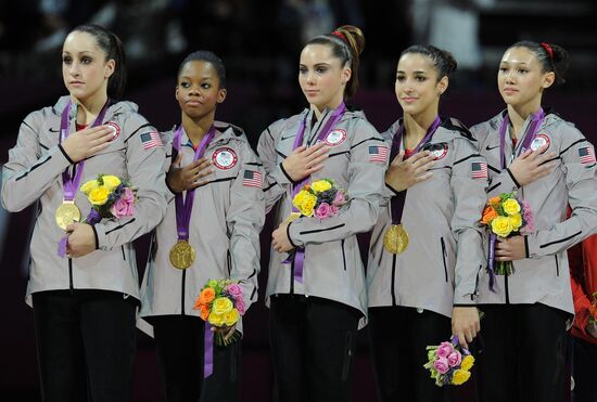 Summer Olympics 2012. Women's Gymnastics. Team championship