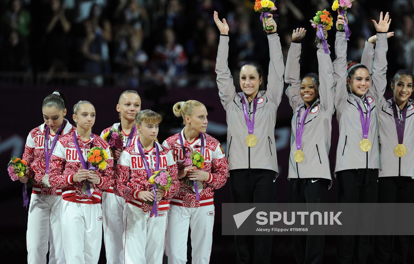 Summer Olympics 2012. Women's Gymnastics. Team championship