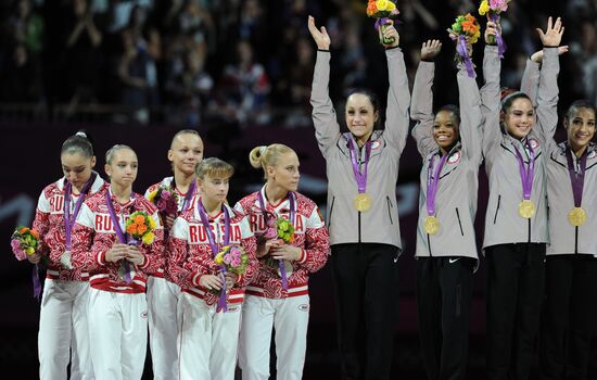 Summer Olympics 2012. Women's Gymnastics. Team championship