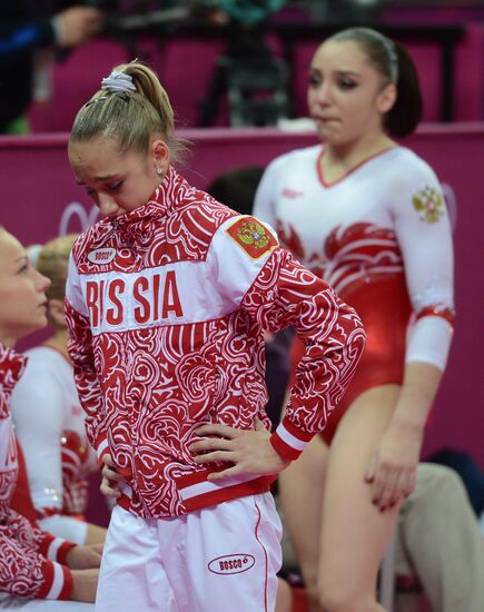 2012 Olympics. Artistic Gymnastics. Women's team event