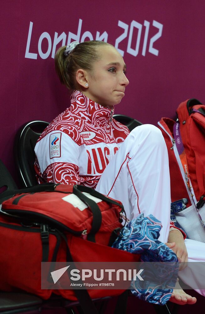 2012 Olympics. Artistic Gymnastics. Women's team event