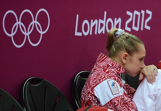 2012 Olympics. Artistic Gymnastics. Women's team event