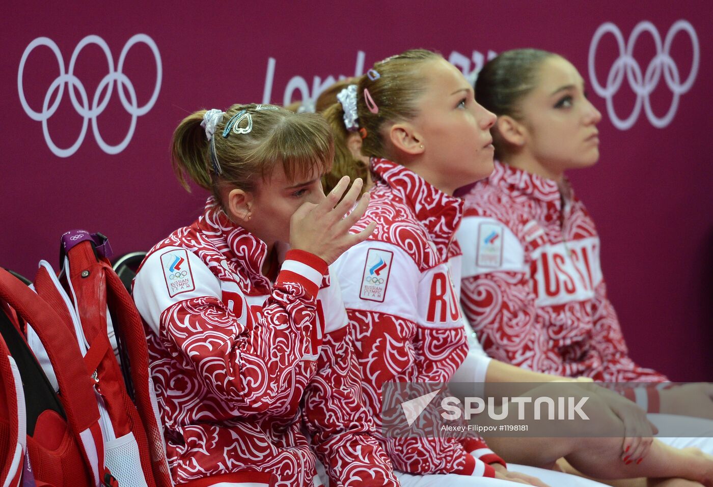 2012 Olympics. Artistic Gymnastics. Women's team event