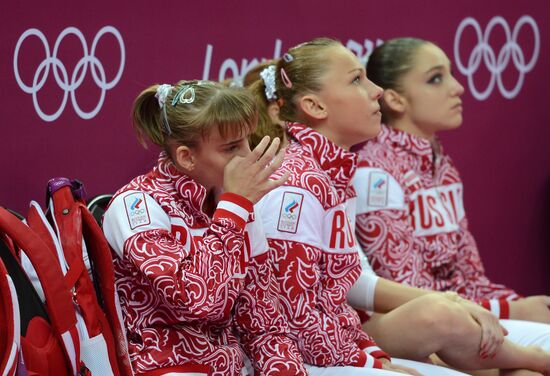 2012 Olympics. Artistic Gymnastics. Women's team event
