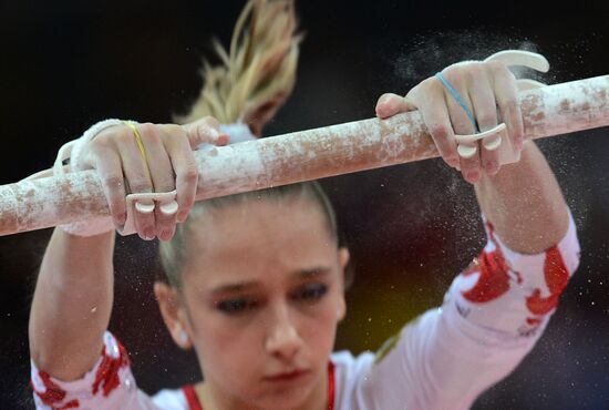 2012 Olympics. Artistic Gymnastics. Women's team event