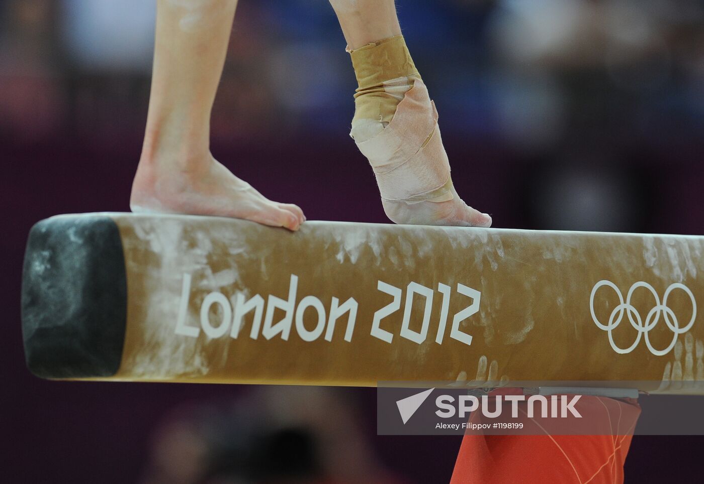 2012 Olympics. Artistic Gymnastics. Women's team event