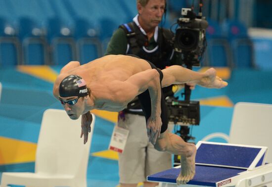 2012 Olympics. Swimming. Day Four. Finals