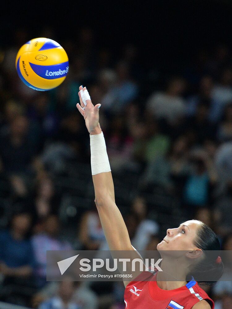 Olympics 2012 Women's Volleyball. Algeria vs. Russia