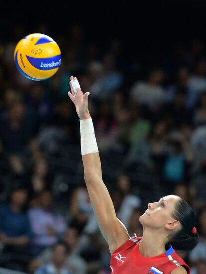 Olympics 2012 Women's Volleyball. Algeria vs. Russia