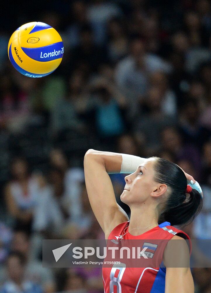 Olympics 2012 Women's Volleyball. Algeria vs. Russia