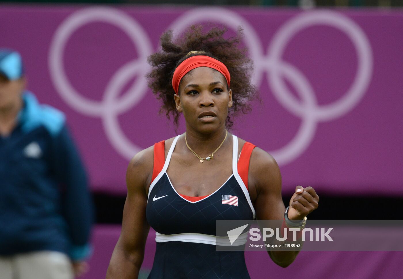 2012 Summer Olympics. Tennis. Day Five